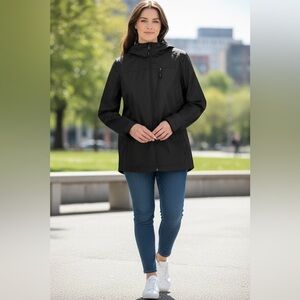ZeroXposur Women’s Lightweight Rain Jacket Size M